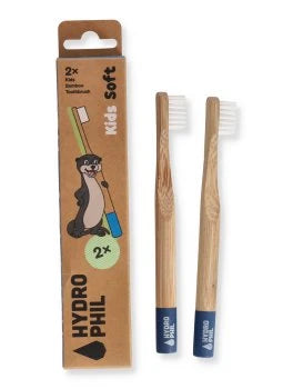 Spazzolini per Bambini in Bamboo - Lontra 2 spazzolini